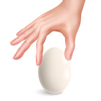 立蛋 to stand an egg on its end