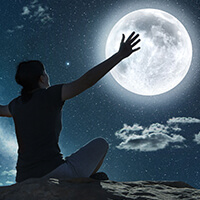 賞月 to admire the moon