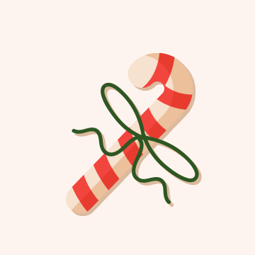 la canne de bonbon   拐杖糖