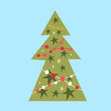 el árbol de Navidad 聖誕樹
