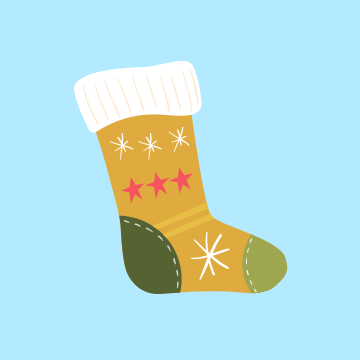 los calcetines de Navidad 聖誕襪
