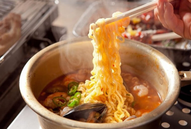 線上學韓語-韓式料理-泡麵