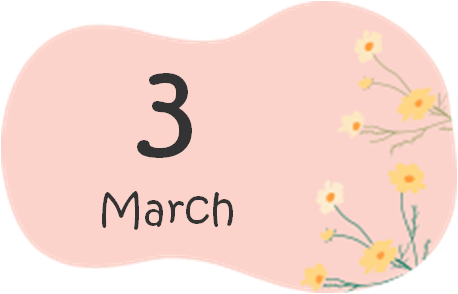 三月March