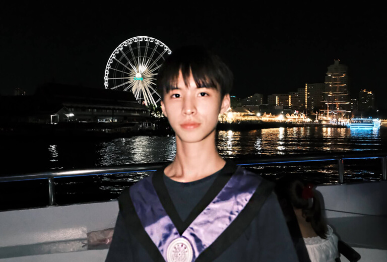 英文學員彭駿緯,學習英語過程