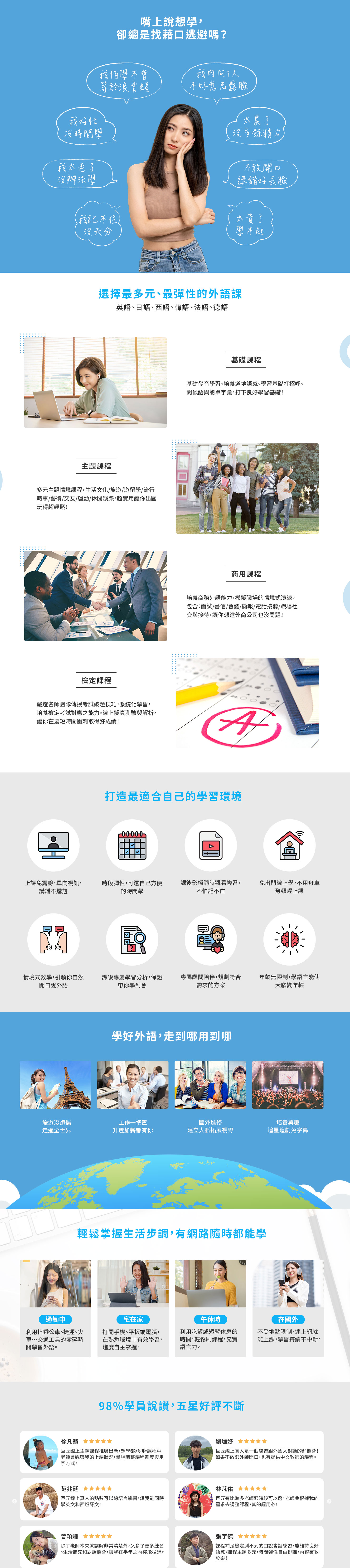 最好用的外語學習平台